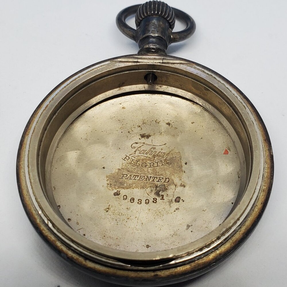Fahys Pilgrim 5963931 Pocket Watch Case 55mm Vintage (CASE ONLY) - Picture 3 of 8